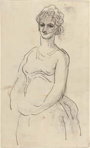 Femme voilée - Honoré Daumier