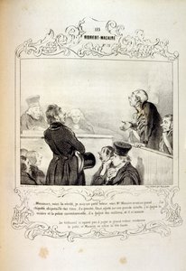 Illustrations sur les idées et légendes Philipon sous le titre Les Cent et Robert Macaire - Honoré Daumier