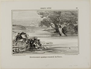 Plaisirs aquatiques empruntés aux anciens Grecs, planche 20 de Croquis D