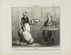 Tisane. "- Voilà, Monsieur, j
