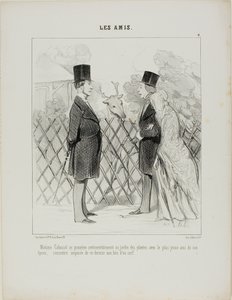 Madame Cabassol se promène en amoureux dans le jardin botanique avec la plus jeune amie de son mari. Rencontre soudaine avec ce dernier non loin d