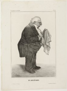 Mr. Arlépaire.., plate 280 from Célébrités de la Caricature