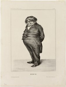 Mr. Prune, plate 288 from Célébrités de la Caricature
