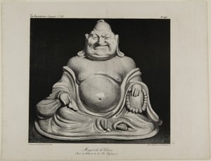 Figure en porcelaine de Chine (provenant de la collection privée de M. Charles Philipon), assiette 416 - Honoré Victorin Daumier
