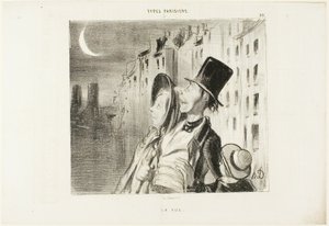 Vue, planche 39 des Types Parisiens - Honoré Victorin Daumier