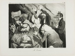 Tentation, planche 453 - Honoré Victorin Daumier