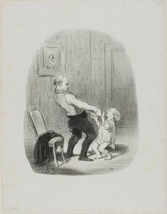 The First Dance Lession, de Les Papas - Honoré Victorin Daumier