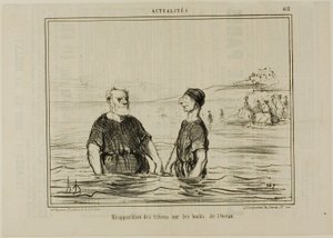 La réapparition des Tritons de la mer, planche 412 des Actualités