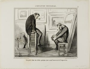 Vue prise dans un atelier quelques temps avant l