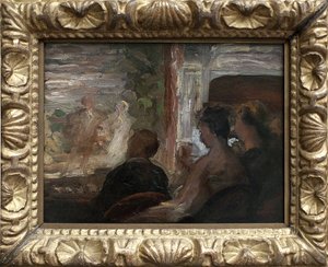 Une loge de théâtre