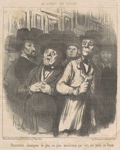 Amateurs classiques ... convaincus ... - Honoré Daumier
