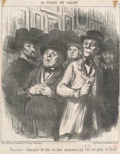 Amateurs classiques convaincus - Honoré Daumier