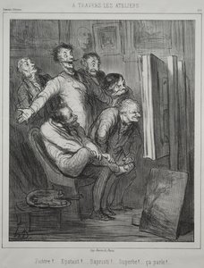 À travers les Ateliers - Honoré Daumier
