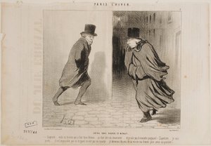 Entre 11 heures et minuit - Honoré Daumier