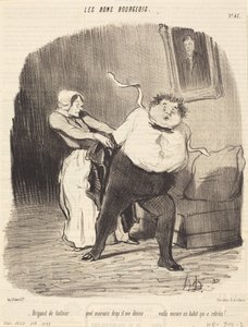 Brigand de tailleur... encore un habit... rétréci! - Honoré Daumier