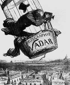 Caricature de Gaspard-Félix Tournachon, alias Nadar (1820-1910) 1862