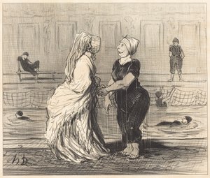 Chère baronne, je vous félicite... - Honoré Daumier