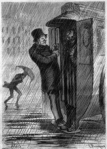 Complet !!! Caricature par Honoré Daumier (1808-1879). Gravure dans "Le Monde Illustré" n°271 du 21 juin 1862. - Honoré Daumier