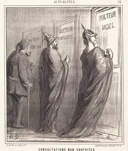 Consultations non gratuites - Honoré Daumier