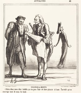 Dialogue des morts - Honoré Daumier