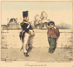 Dieu ai-je aimé cet être-là - Honoré Daumier