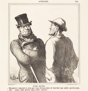 Entre recors - Honoré Daumier
