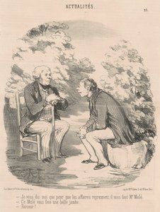 Je vous dis que ... il nous faut M. Molé ... - Honoré Daumier