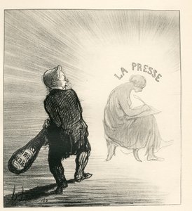 Le Charivari, satirique en N & B - Honoré Daumier