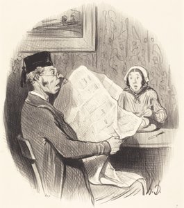 Le Format de plus en plus monstre - Honoré Daumier