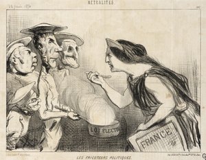 Les Fricoteurs politiques - Honoré Daumier