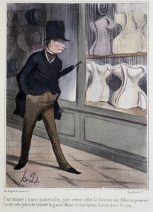 Les corsets - par Daumier