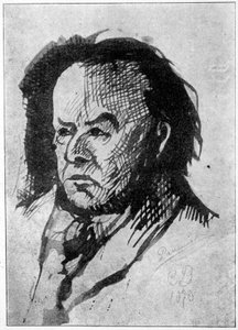 Portrait de Daumier par Charles Baudelaire en 1890 : Le manuscrit autographe de Charles Baudelaire - Paris, Auguste Blaizot