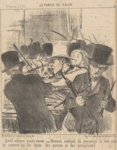 Quand sonnent quatre heures - Honoré Daumier