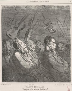 Séances musicales - Honoré Daumier