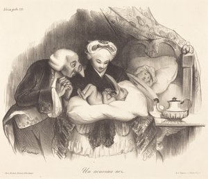 Un nouveau nez - Honoré Daumier
