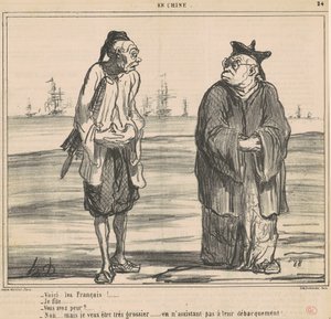 Voici les français! ... je file ... - Honoré Daumier