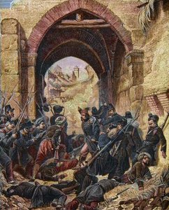 Le siège de Constantine en 1837 - Capture de Constantine - Attaque de la porte de Constantine - 13 octobre