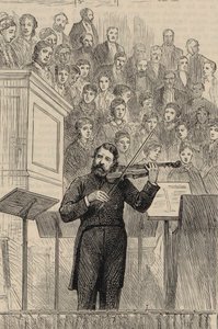 Portrait du violoniste et compositeur Joseph Joachim - Horace Harral