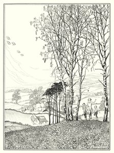 Avril (litho) - Horace J. Knowles