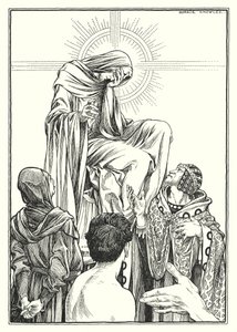 Illustration du Sermon sur la montagne (gravure) - Horace J. Knowles