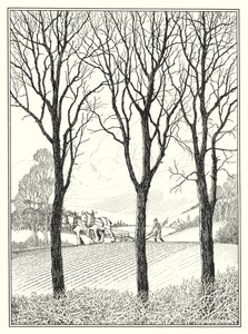 Mars (litho) - Horace J. Knowles