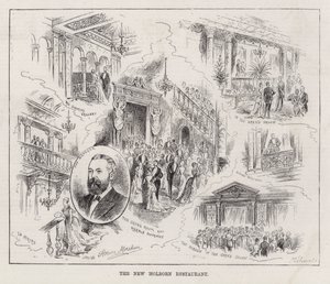 Le Nouveau Restaurant Holborn (gravure)