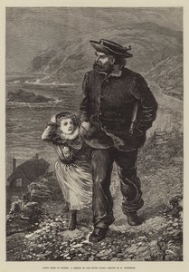 Rentrer à la maison pour dîner, une esquisse sur la côte sud - Horace Petherick