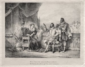 Marie de Médicis et Henri IV de France - Horace Vernet