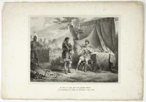 Je hais, je veux punir des peuples odieux... - Horace Vernet