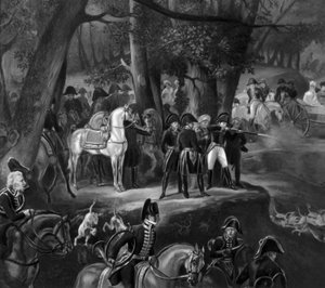 Napoléon Ier chassant dans la forêt de Fontainebleau