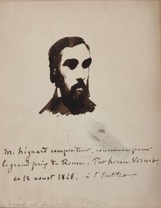 Portrait du compositeur Aristide Hignard