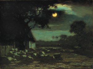 Bergerie, clair de lune, 1906 - Horatio Walker