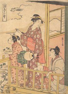 Un oiseau à longue queue Onagadori, de la série Douze oiseaux assortis Shocho junikin..., vers 1791