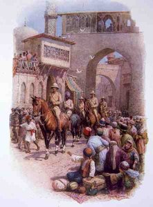 Lord Allenby entrant à Jérusalem par la porte de Jaffa